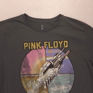 Pink Floyd Band Graphic Crew Neck T Shirt Adult Mens Size Medium M Gray